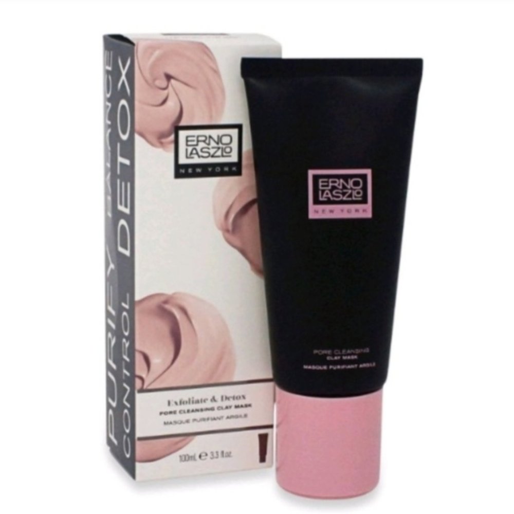 Erno Laszio Exfoliate & Detox Pore Cleansing Clay Mask 3.3 fl oz New in Box